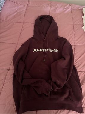 Alphalete Men's Deep Maroon Pullover Hoodie